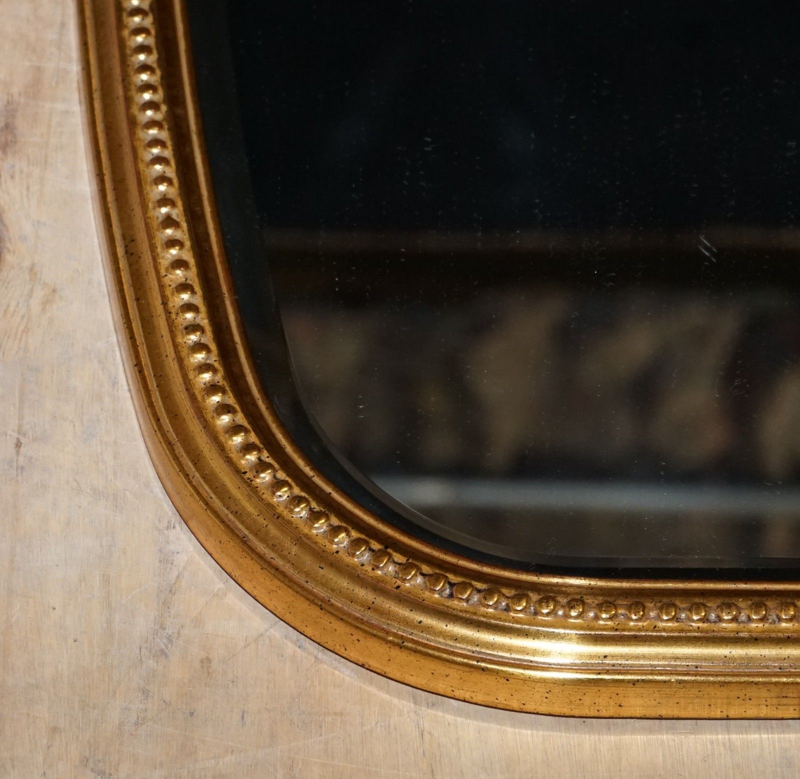 Vintage Victorian Style Gilted Overmantel Wall Mirror photo vinterior