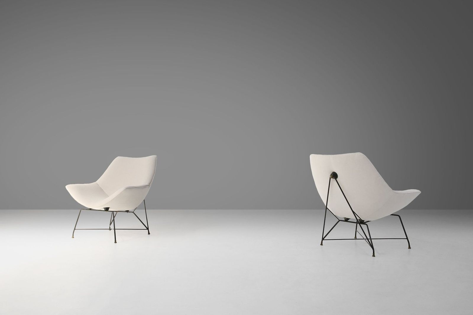 Cosmos Living Room Set By Augusto Bozzi For Saporiti, Italy, 1954, Set Of 3 photo Furniture