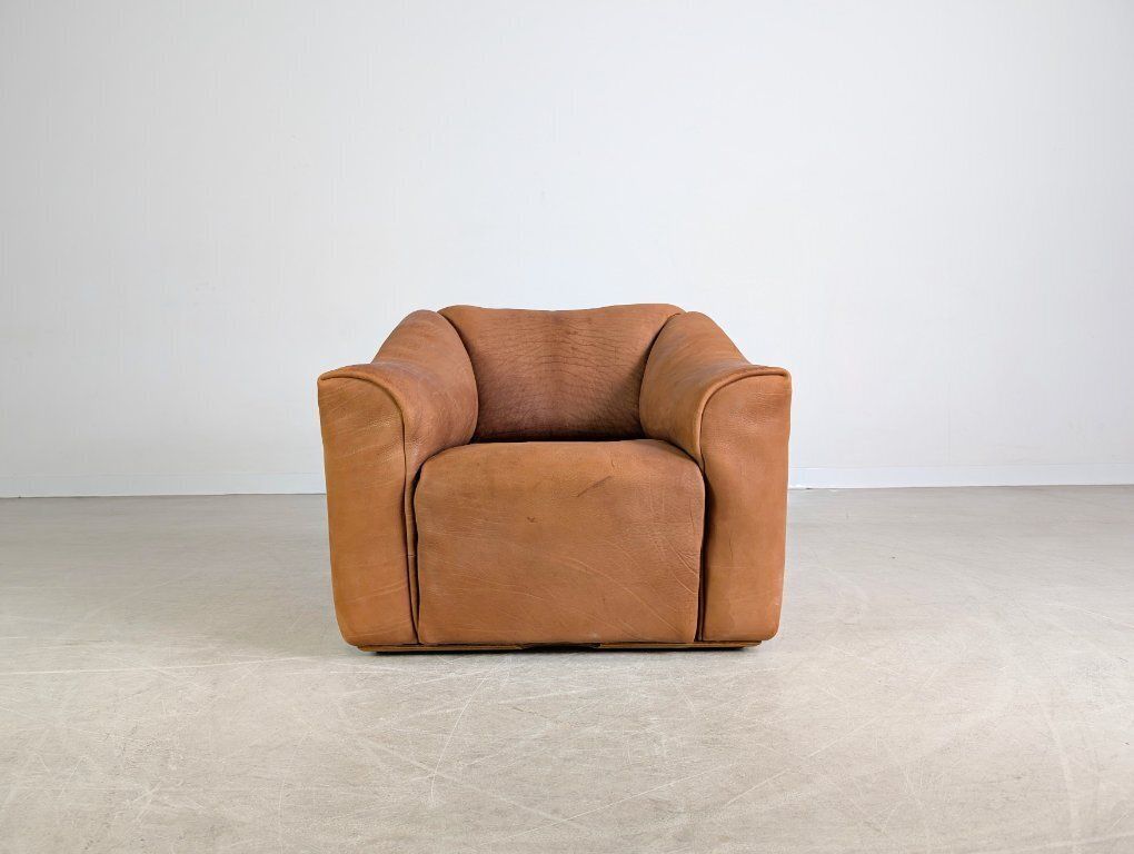 Original De Sede Ds 47 Armchair, Thick Leather Design photo for sale