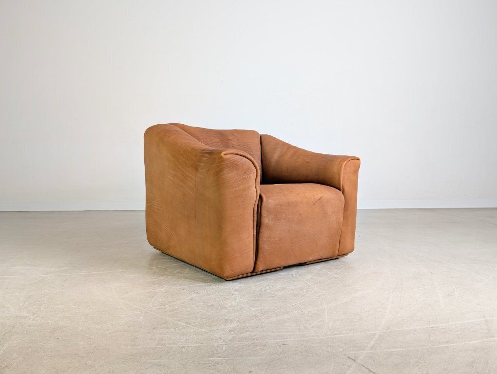 Original De Sede Ds 47 Armchair, Thick Leather Design photo Furniture