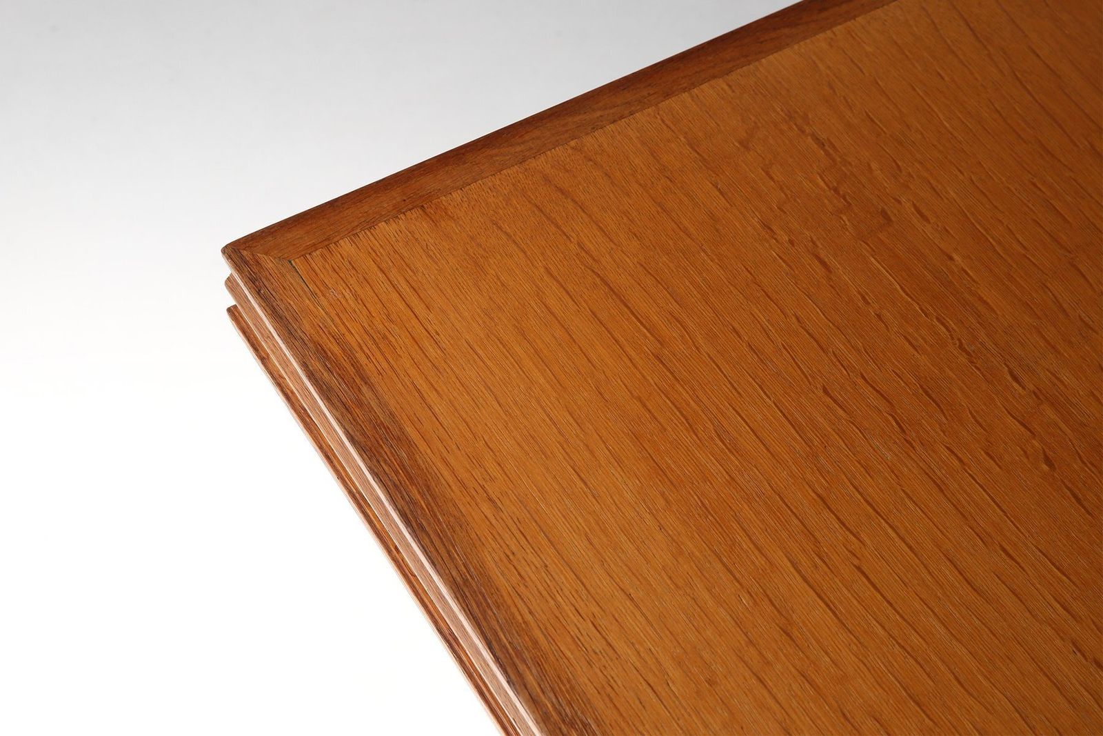 Art Deco Oak Coffee Table With Sculpted Details, Belgium, 1940s photo vinterior