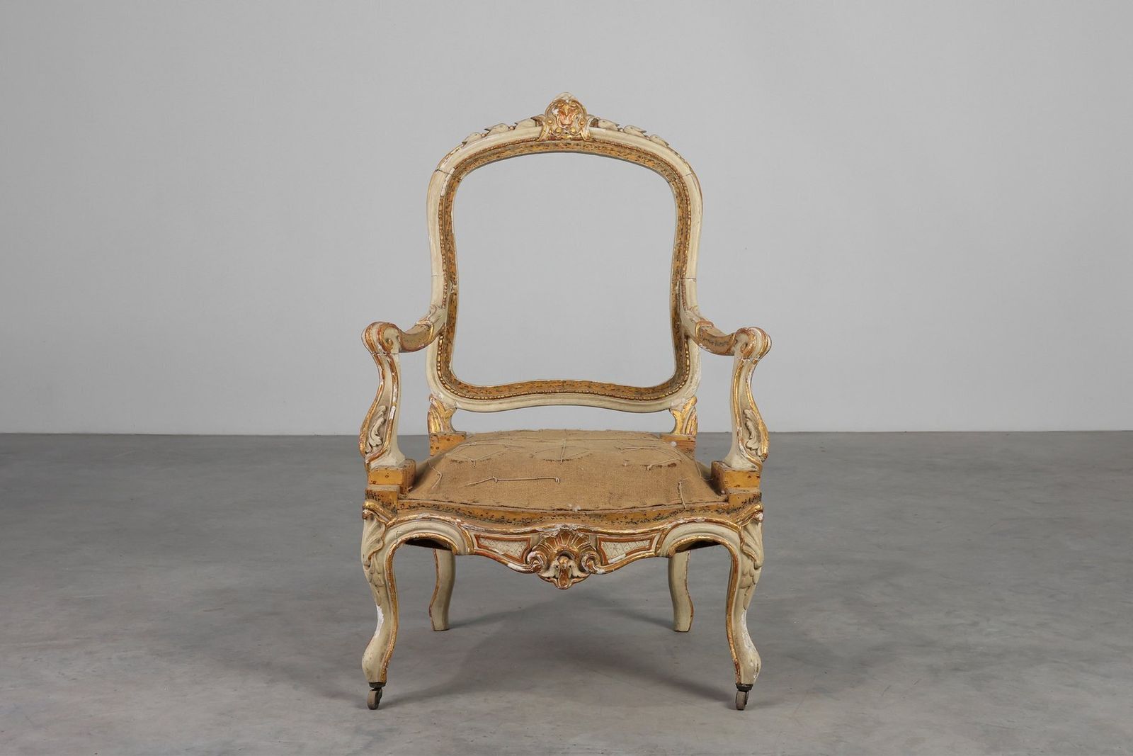 French Louis XV Armchairs In Carved Wood, Set Of 2 photo vinterior