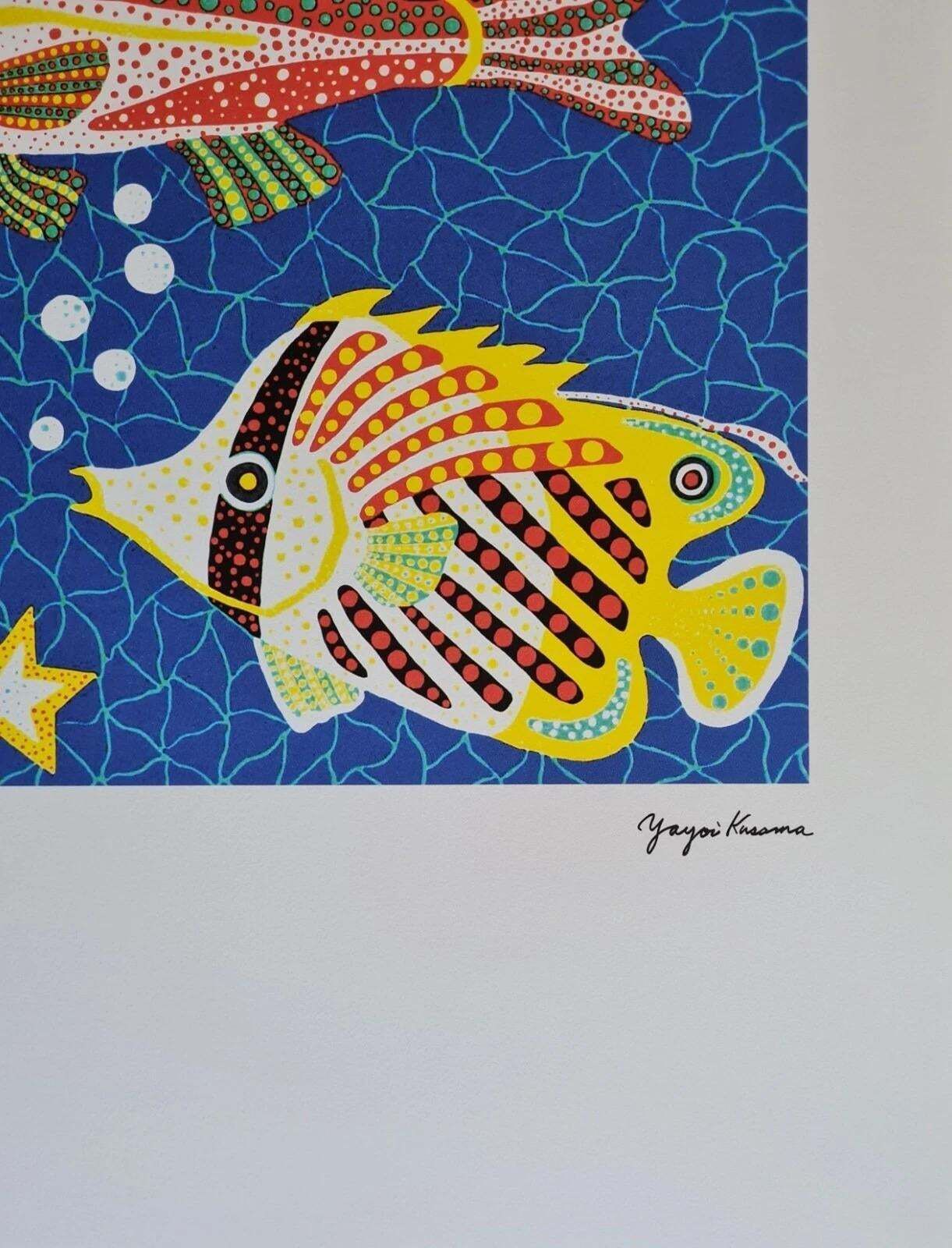 Yayoi Kusama, Sea, Lithograph, 1990s photo for sale