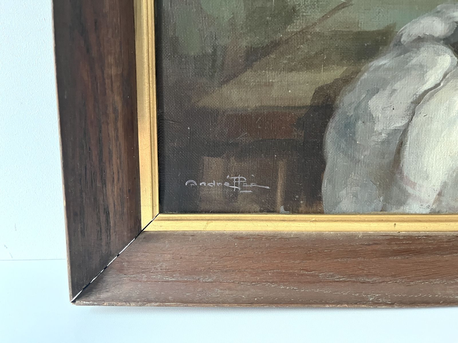 French Antique Still Life Oil On Canvas "The Trophy Hunting", Original 1920s Pheasant Painting photo buy