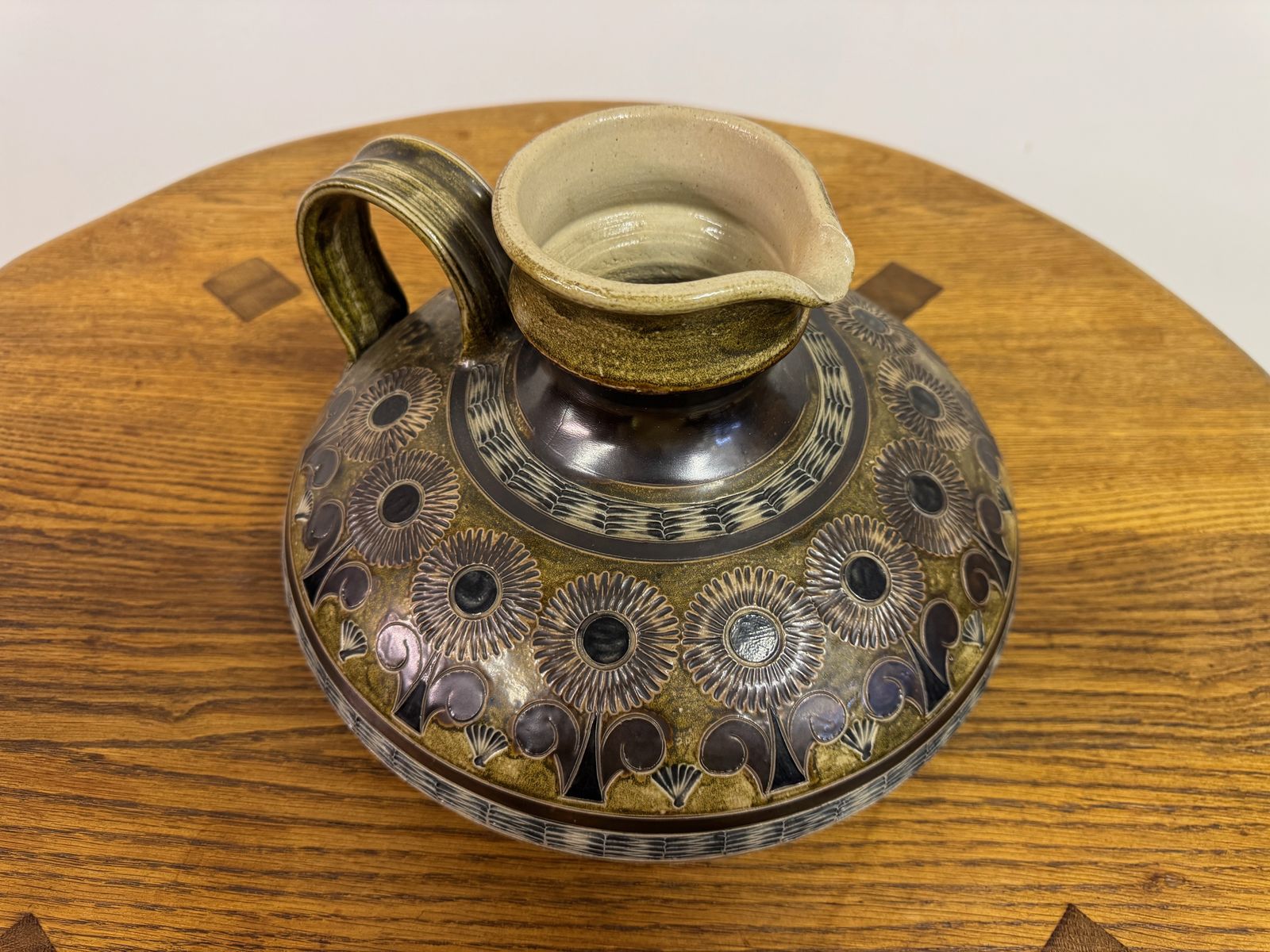 125.0 1970s Belgian Ceramic Jug Or Vase photo