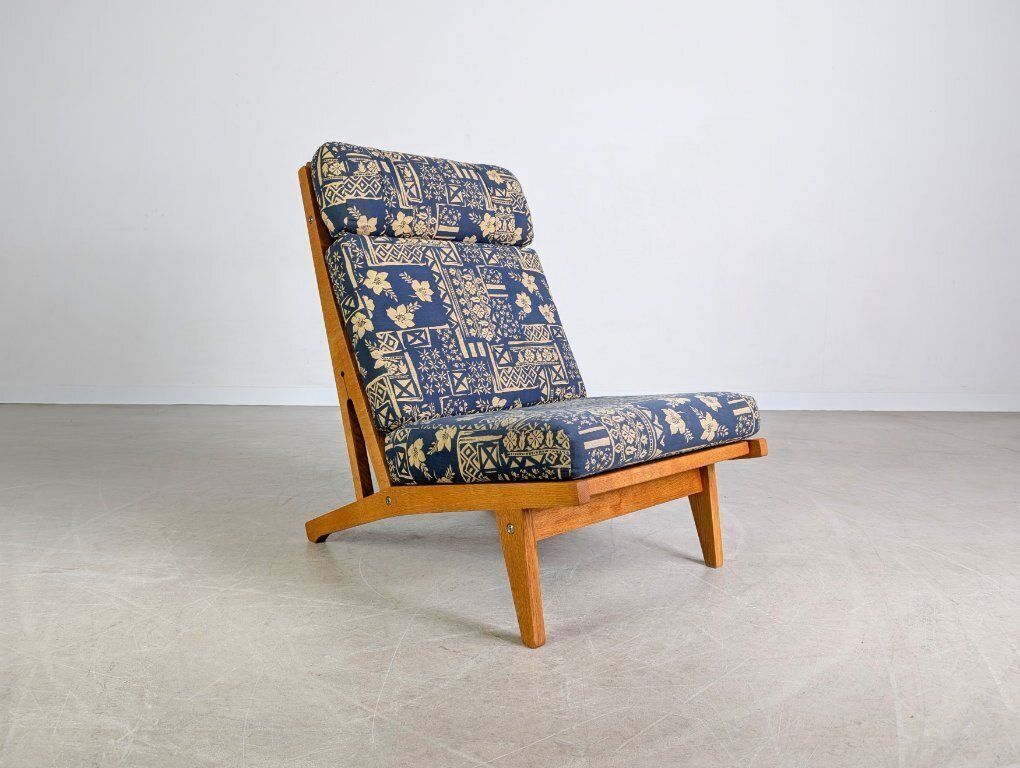 3x Original Getama Ge375 Midcentury Armchair Hans J. Wegner Oak photo vinterior
