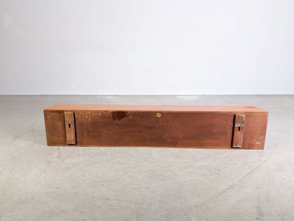 2x Original Midcentury Wilhelm Renz Wall Shelf Walter Wirz Teak photo vinterior