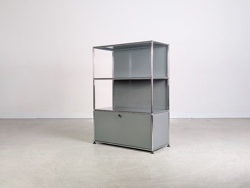 Usm Haller Sideboard Fritz Haller 3x1 Medium Grey Designer Chest Of Drawers photo Furniture