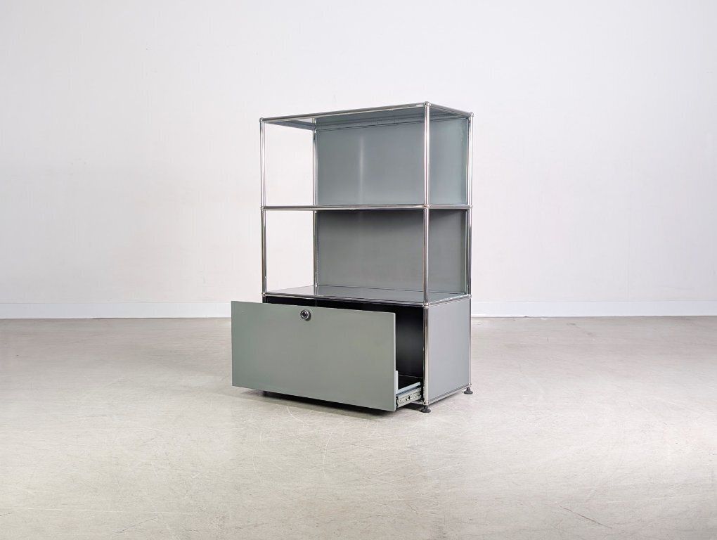 Usm Haller Sideboard Fritz Haller 3x1 Medium Grey Designer Chest Of Drawers photo 1355.0