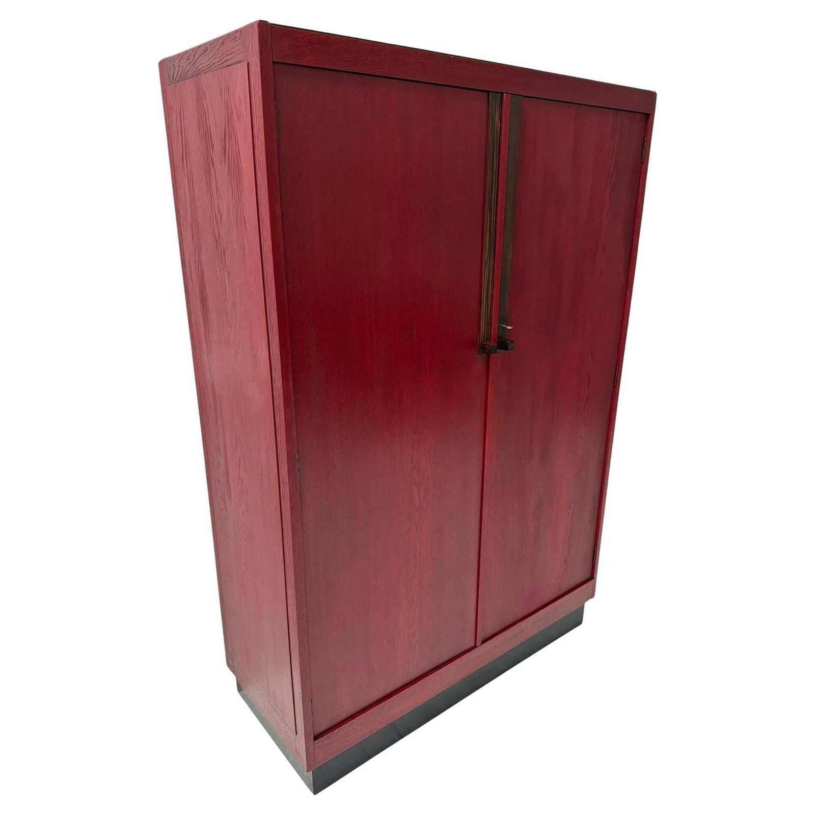 Art Deco Modernist Armoire By A.H. Jansen For L.O.V. Oosterbeek, 1920s