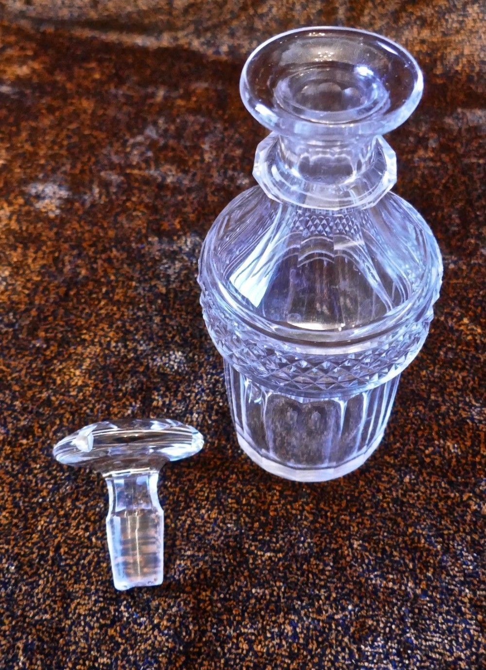 Set Of 3 Victorian Cut Glass Decanters photo Home Decor