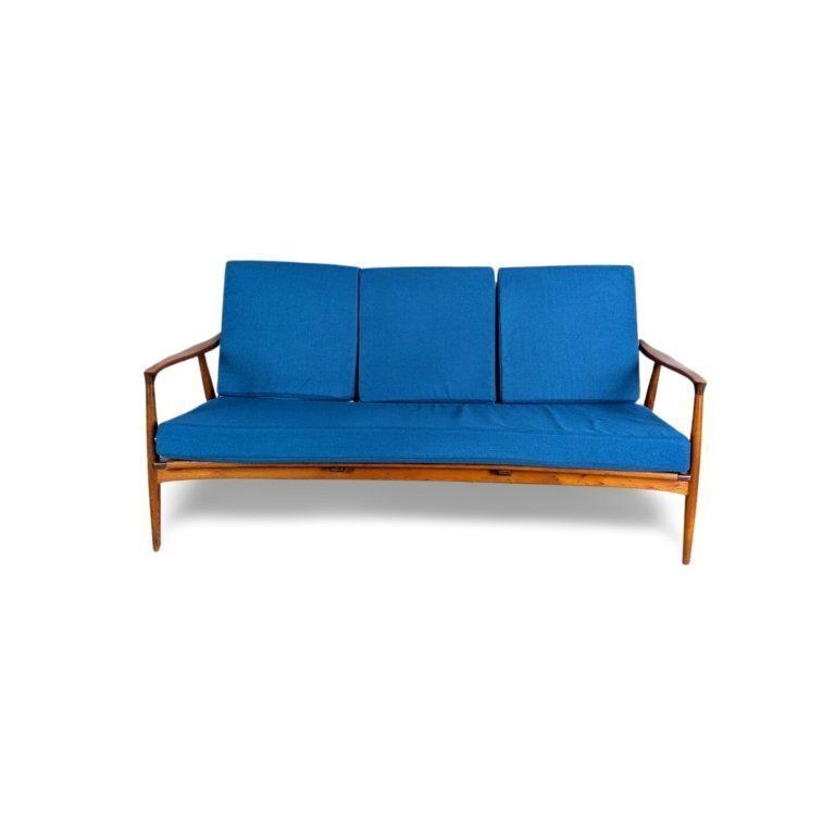 Original Midcentury Sofa Teak Vintage Danish Design 1960 Mcm