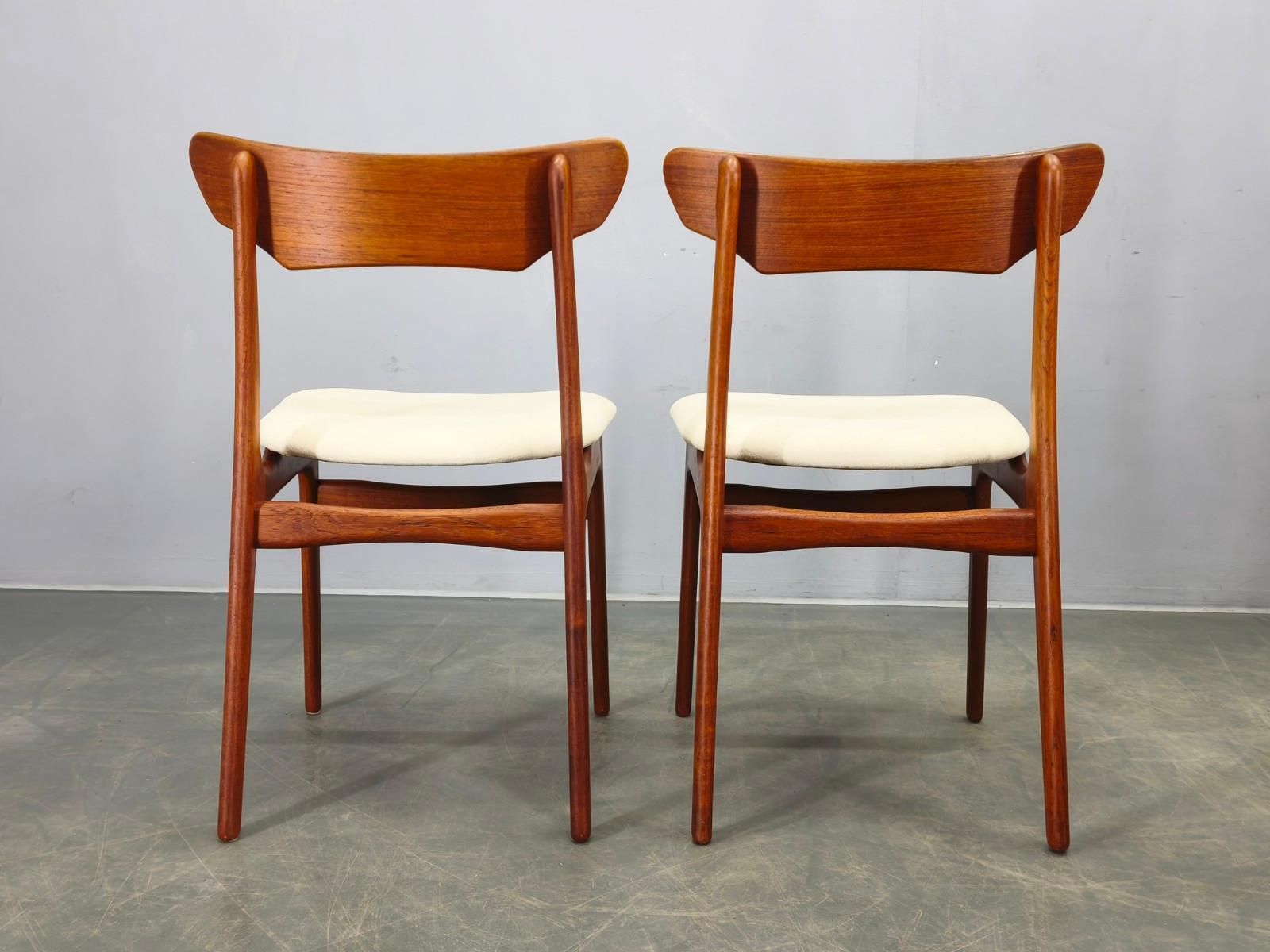 2248.0 Set Of 4 Danish Teak Dining Chairs By Schionning & Elgaard, 1960s photo