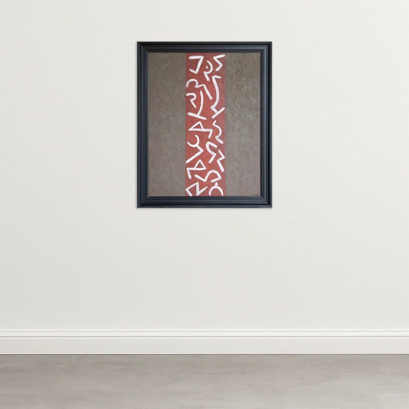 Abstracte Symbolische Compositie – Manuel Rufi Gibert photo furniture
