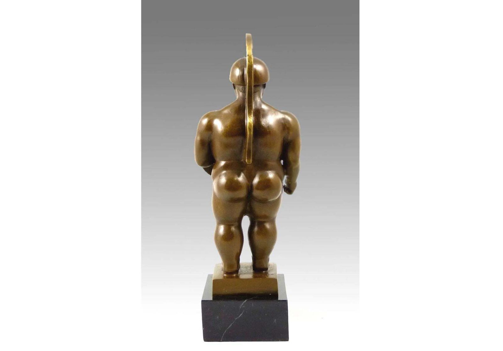 Sculpture Roman Warrior In Bronze, Contemporary Style, 20th Century photo Art