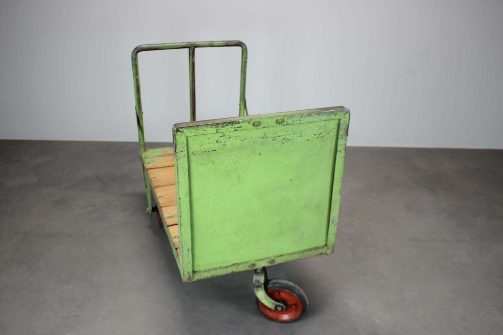 Mid Century Industrial Bar Cart, 1950s, Czechoslovakia photo vintage