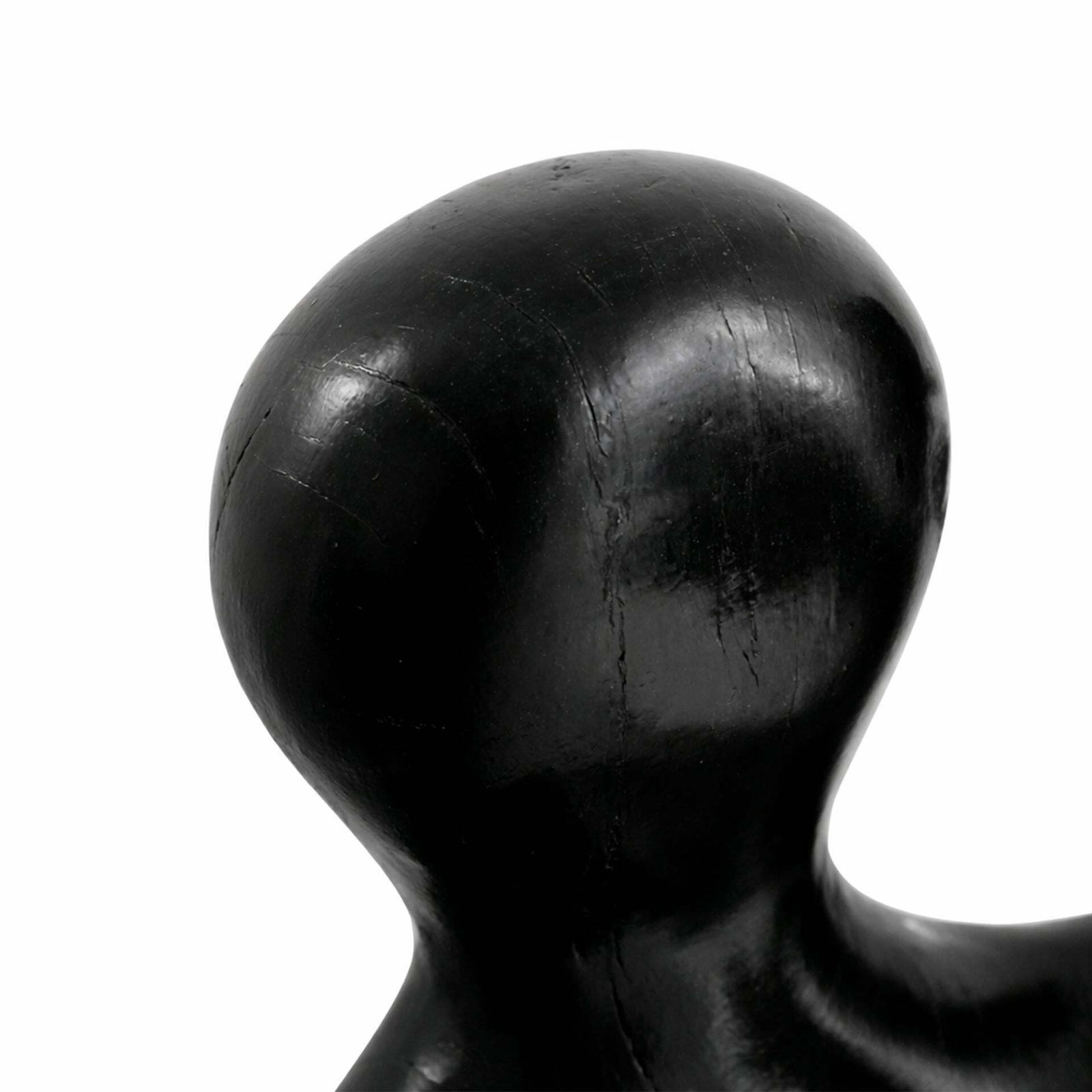 20th Century Paul Covaci Sculptural Black Solid Wood Romanian 1980s Armchair photo buy