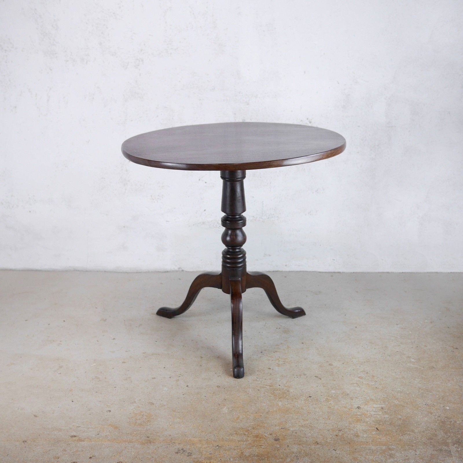 Antique 18th Century Georgian Cuban Mahogany Tripod Tilt Top Table #103061 photo Furniture