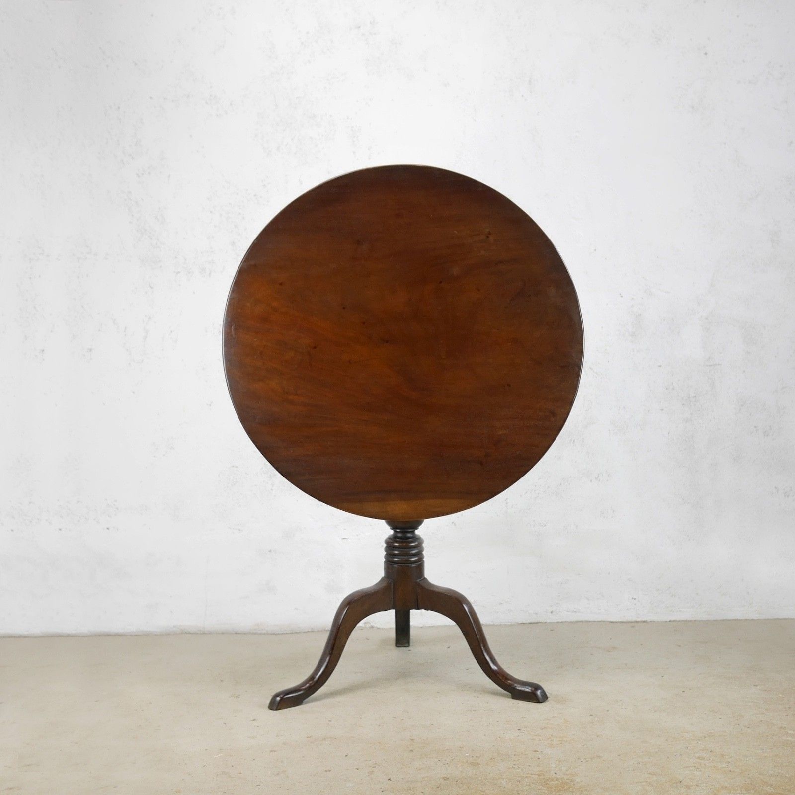 Antique 18th Century Georgian Cuban Mahogany Tripod Tilt Top Table #103061 photo 300.0