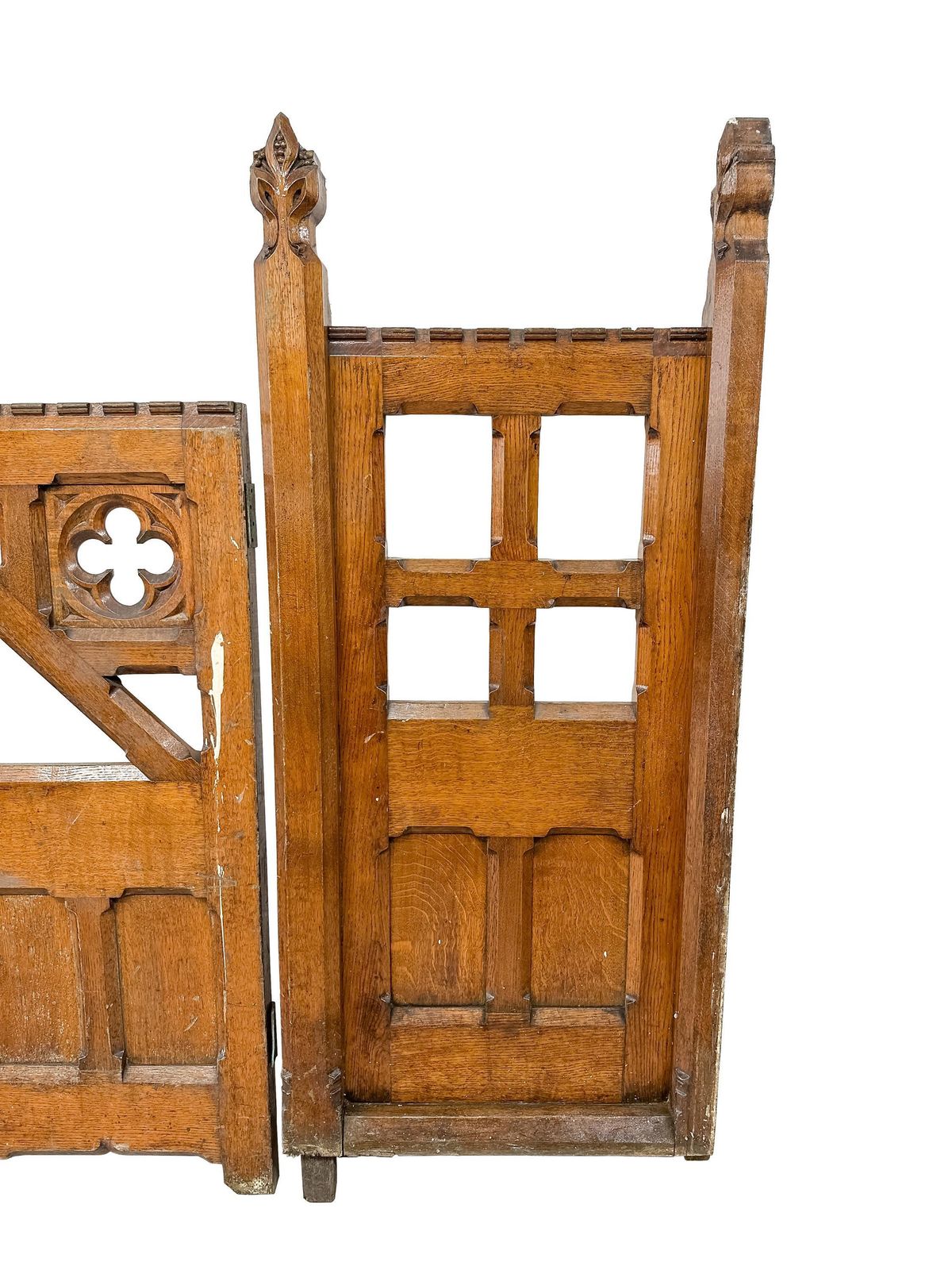 Victorian Gates & Panels Gothic Revival Altar Communion Confession Rail  19th Century Antique. photo Home Fixtures