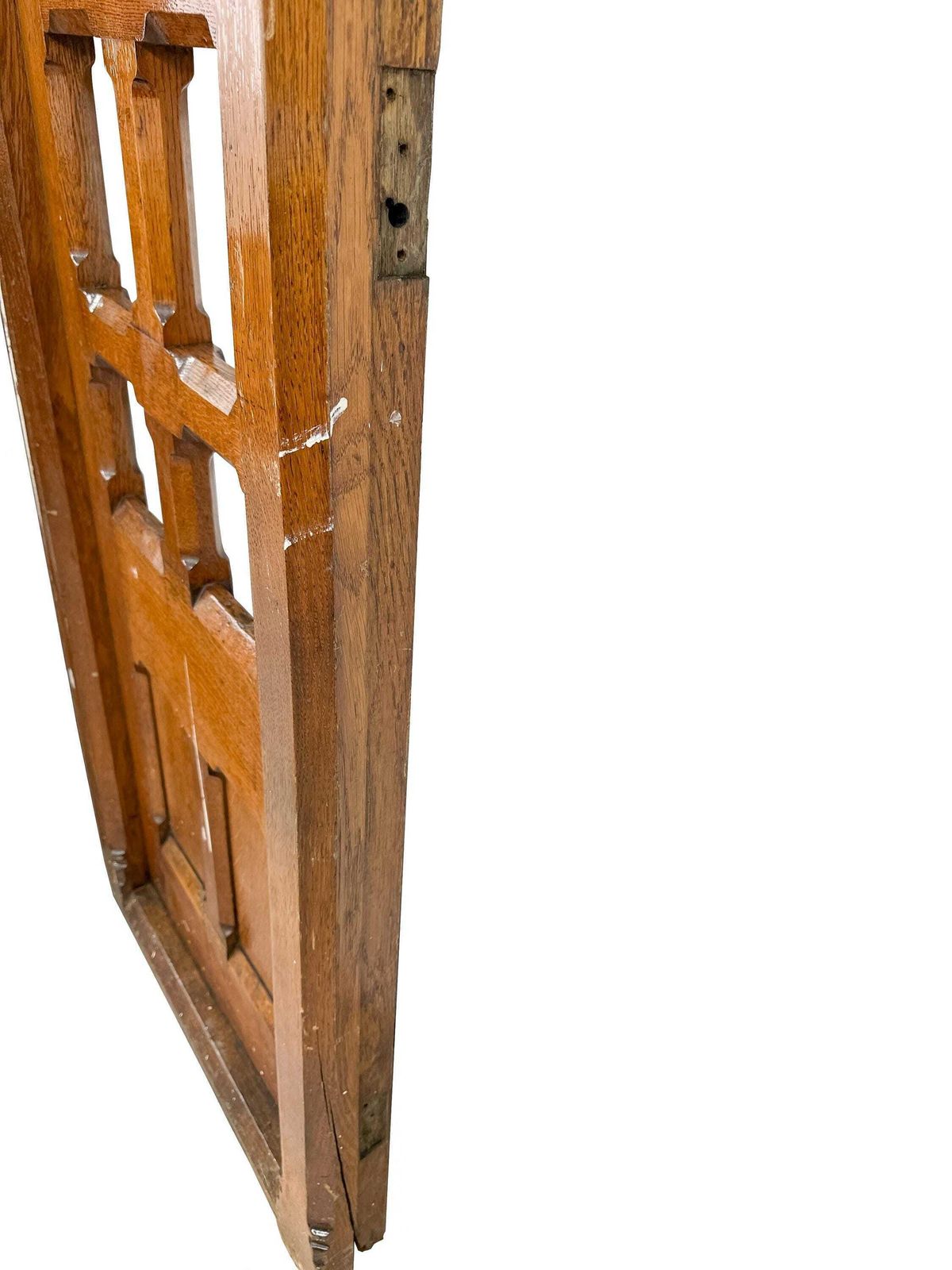 photo for sale Victorian Gates & Panels Gothic Revival Altar Communion Confession Rail  19th Century Antique.