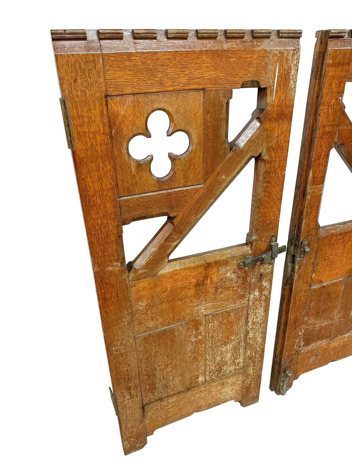 photo buy Victorian Gates & Panels Gothic Revival Altar Communion Confession Rail  19th Century Antique.