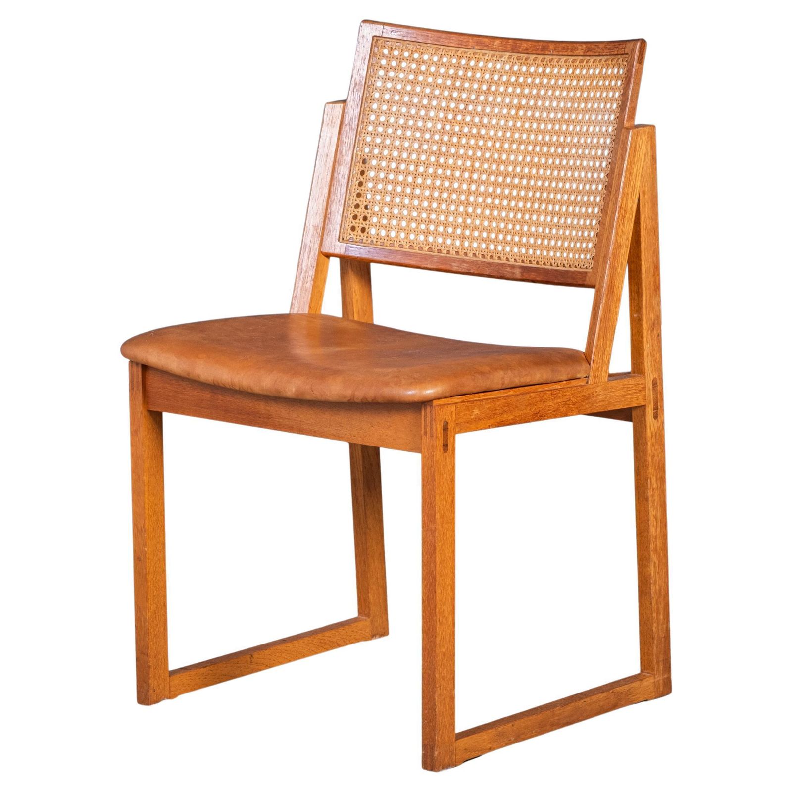 Eiken Eetkamerstoelen Van Kai Lyngfeldt Larsen, Ca. Jaren 1960, Set Van 5