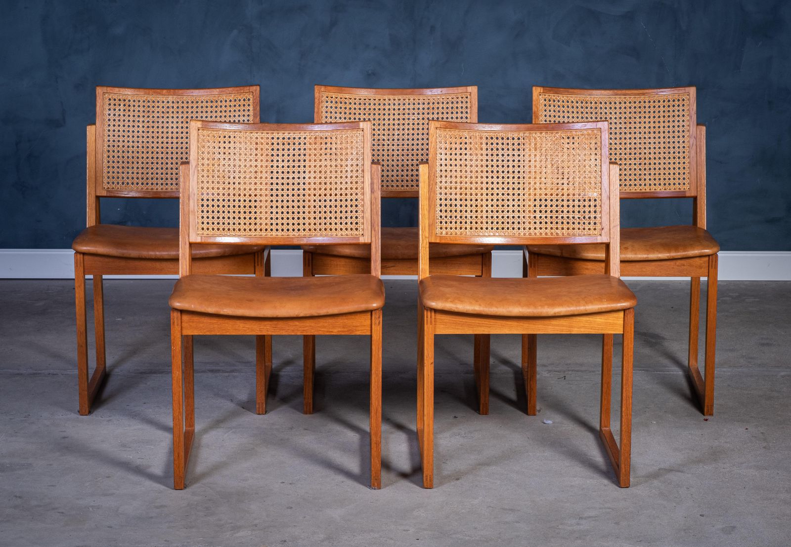 Oak Dining Chairs By Kai Lyngfeldt Larsen, 1960s, Set Of 5 photo furniture