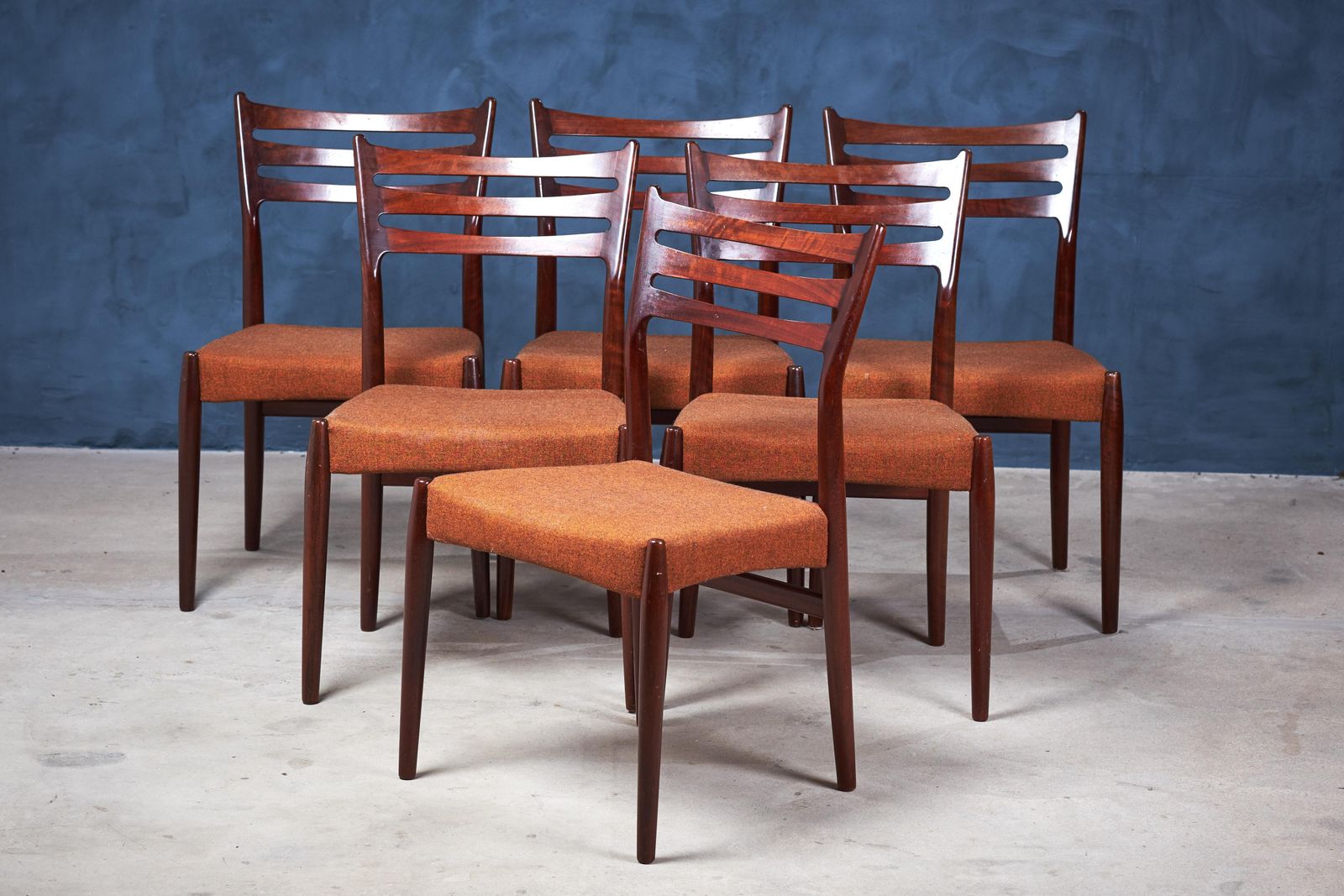 Vintage Dining Chairs By Svend Aage Madsen, 1960s, Set Of 6 photo for sale