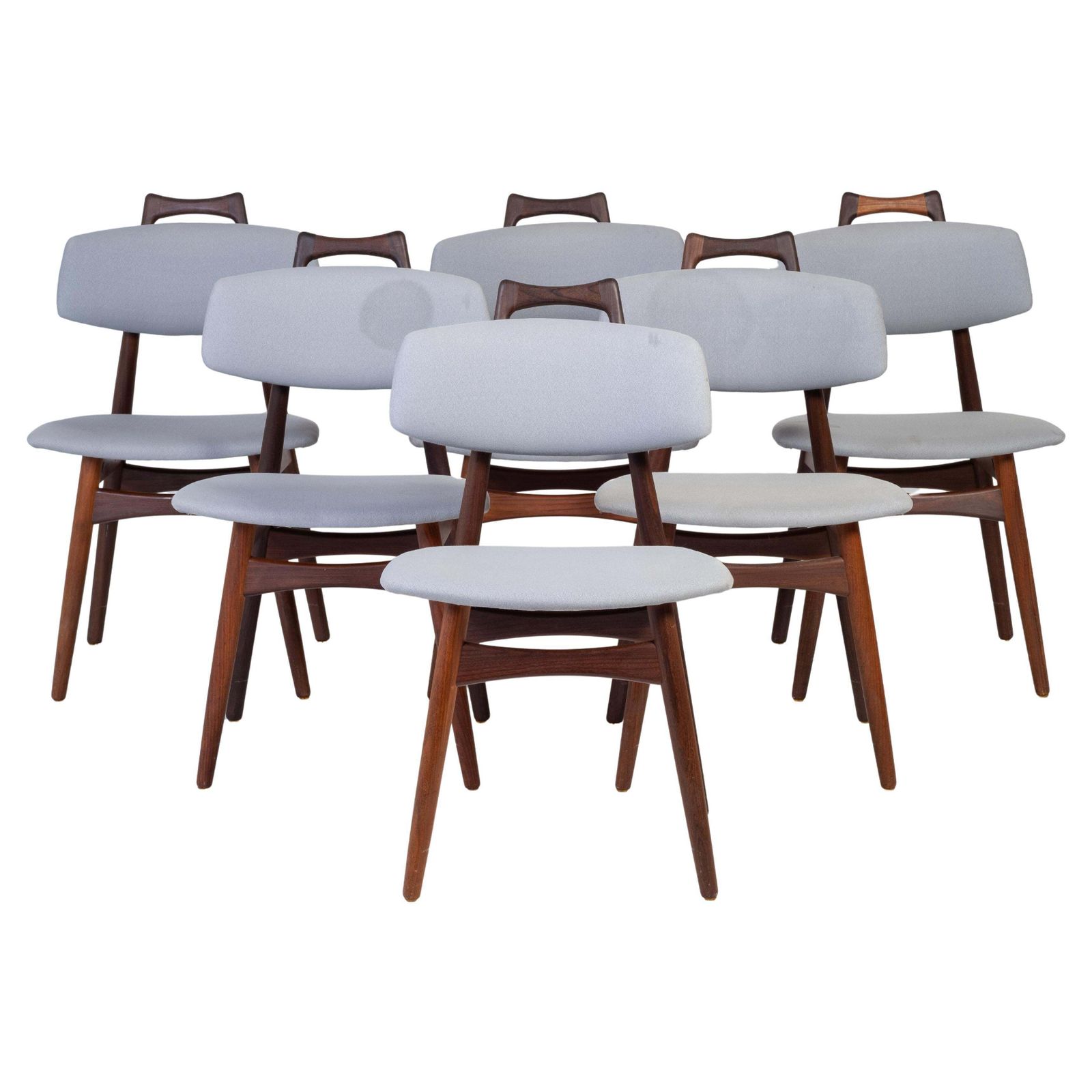 Danish Dining Chairs In Teak By Ib Kofoed Larsen, 1960s, Set Of 6