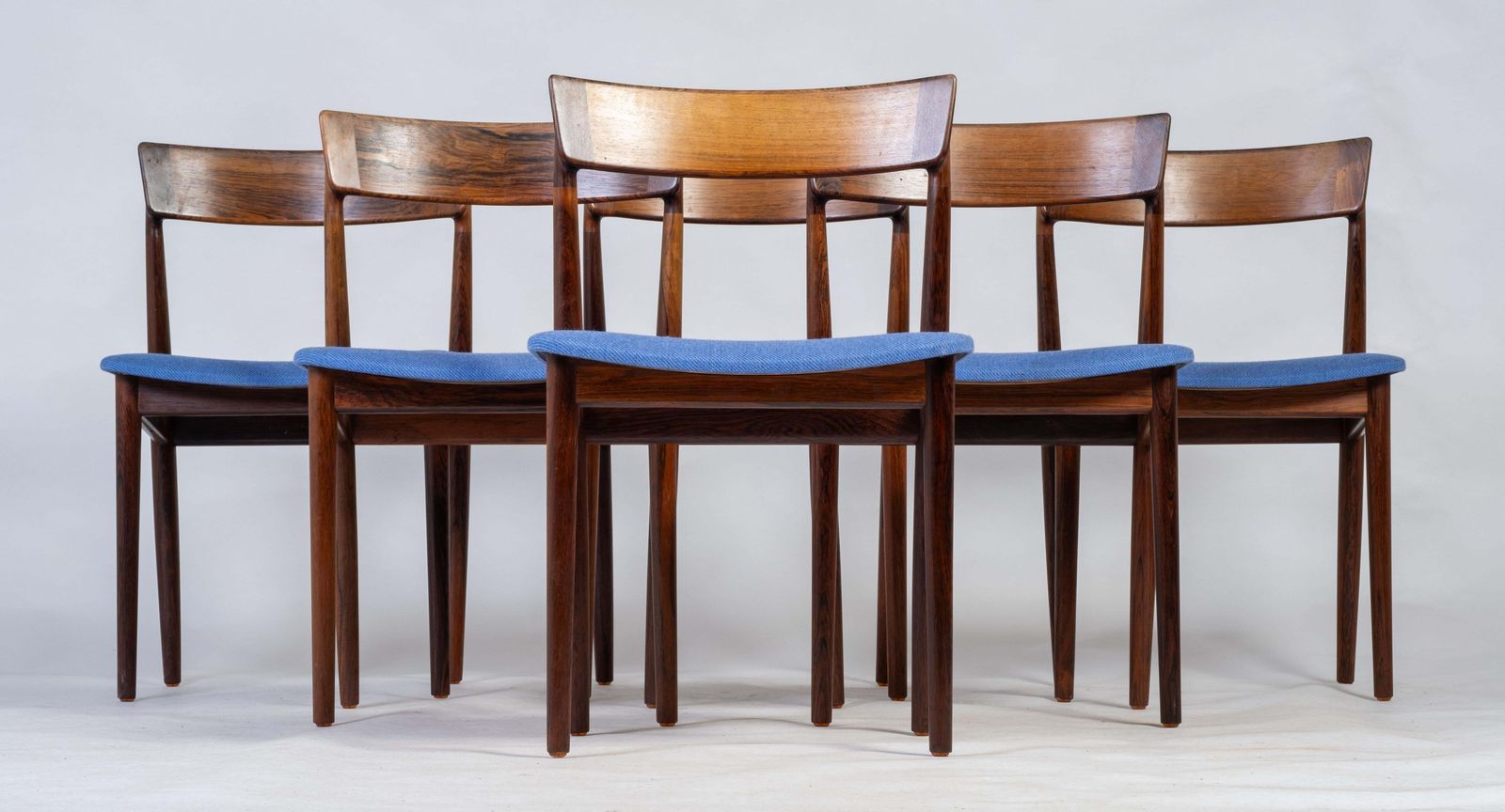 Rosewood Dining Chairs By Henry Rosengren Hansen For Brande Møbelindustri, 1960s photo for sale