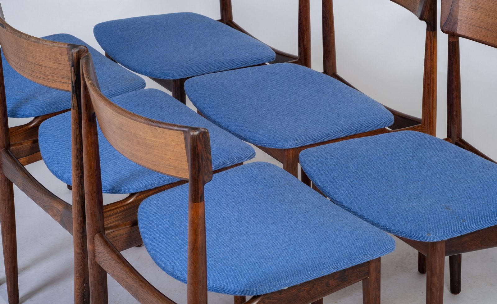 Rosewood Dining Chairs By Henry Rosengren Hansen For Brande Møbelindustri, 1960s photo 4186.0