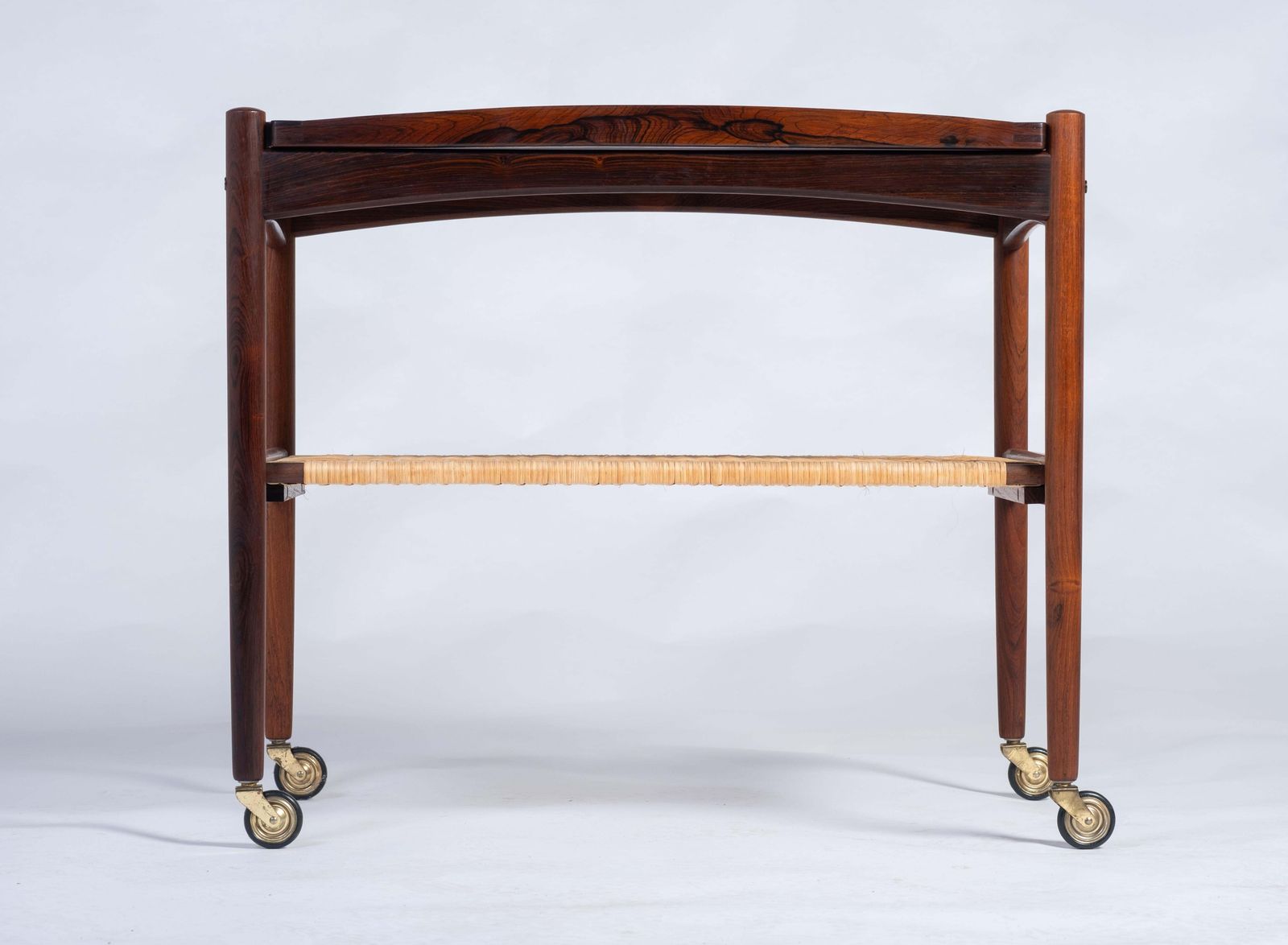 Danish Serving Trolley In Rosewood By Poul Hundevad, 1960s photo 1197.0