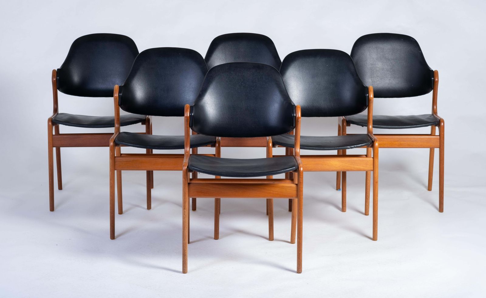 Danish Dining Chairs In Teak By Ejvind A. Johansson For Gern Møbelfabrik, 1960s photo furniture