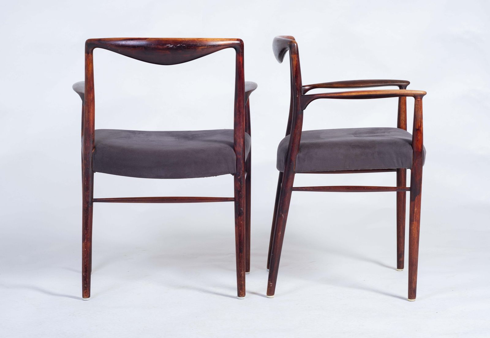 Fauteuils In Palissander Van Kai Lyngfeldt Larsen, Jaren 1960, Set Van 4 photo Meubels