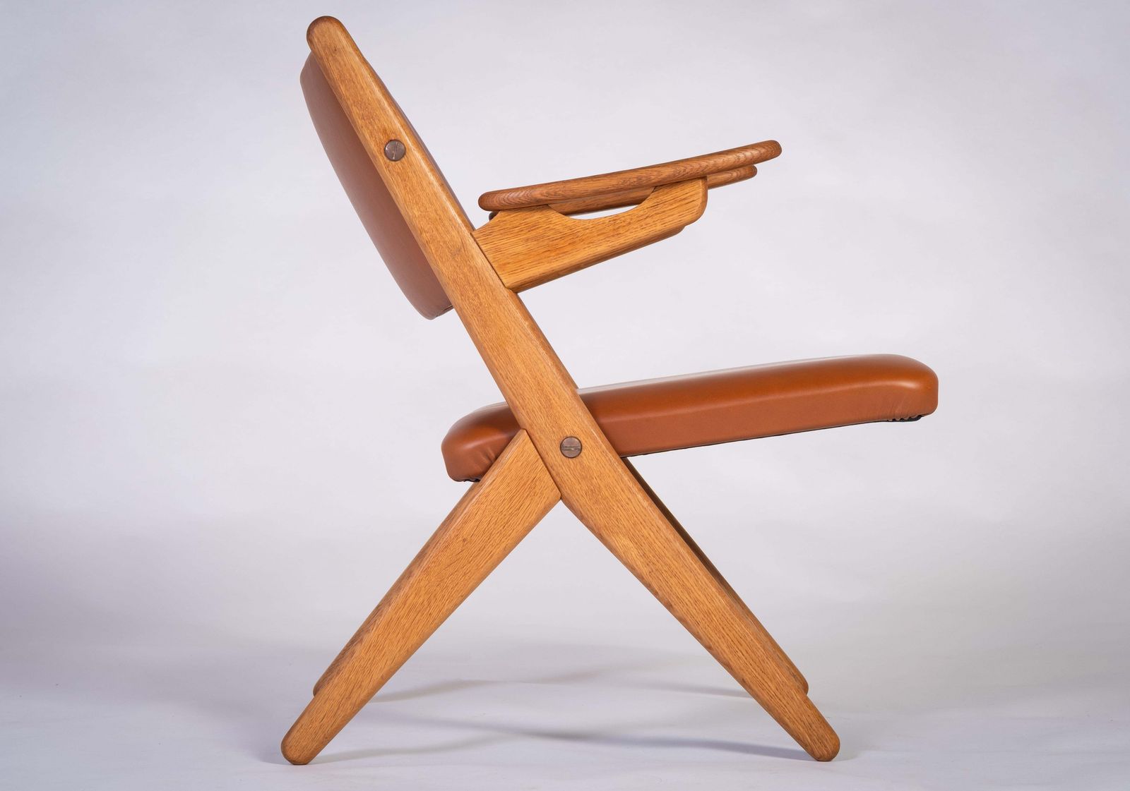 Lounge Chairs By Arne Hovmand Olsen, 1970s, Danish Design photo vintage