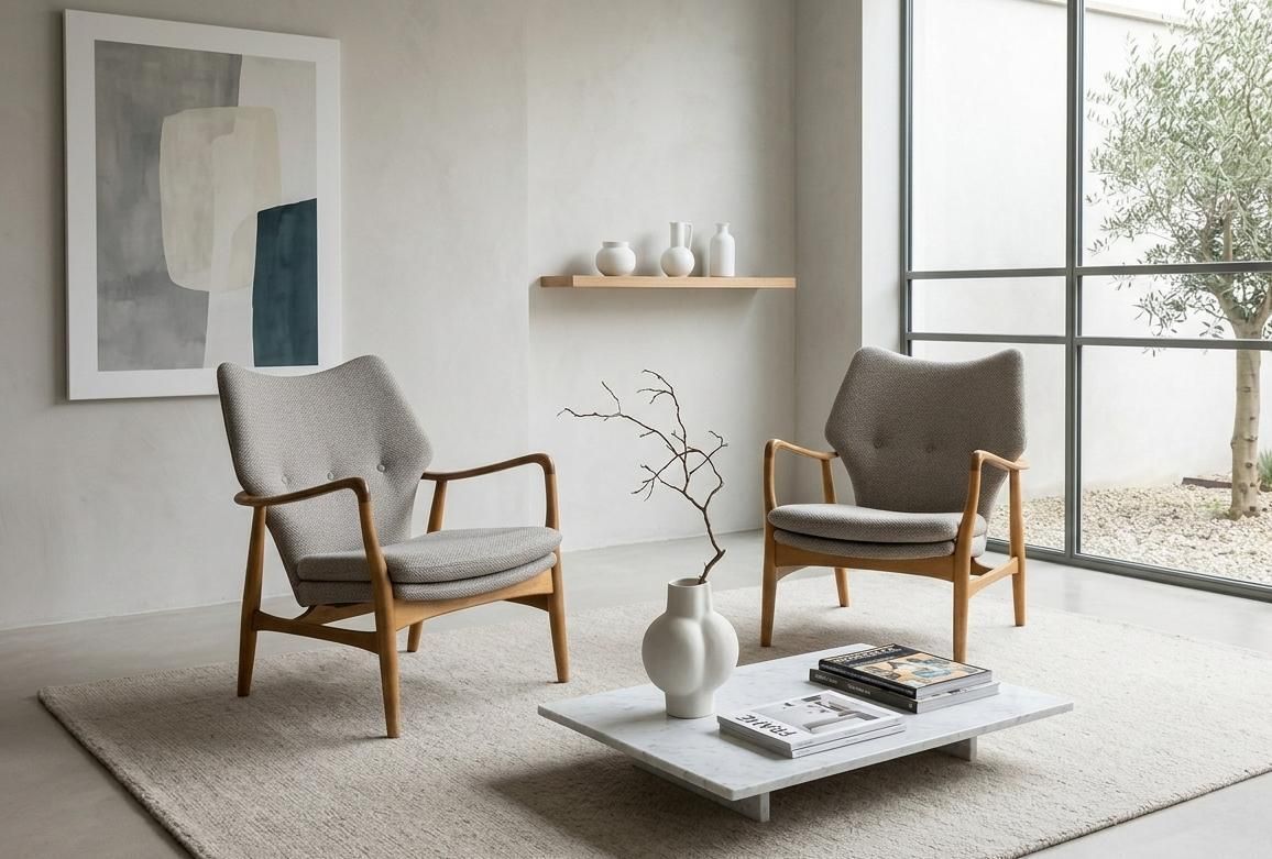 Lounge Chairs Van Madsen & Schubell, Ca. Jaren 1950, Set Van 2 photo furniture