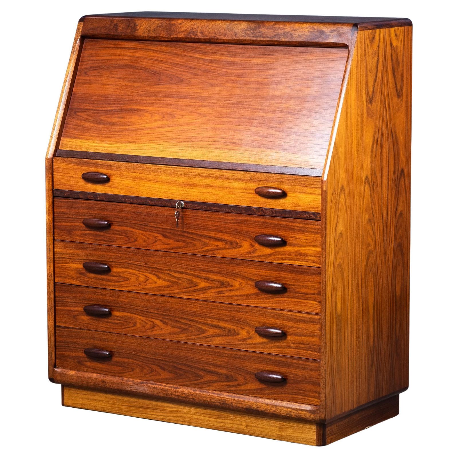 Secretaire In Palissanderhout Van Dyrlund, Denemarken, Jaren 1970