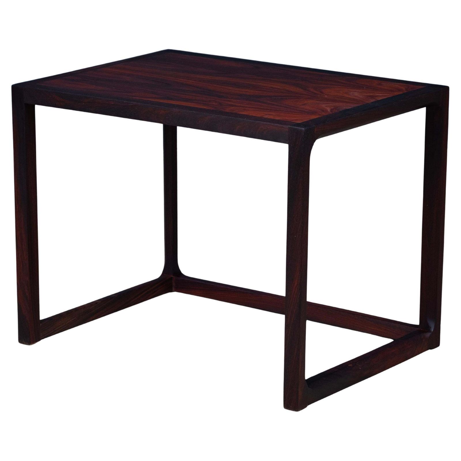 Mid Century Danish Rosewood Side Table By Aksel Kjersgaard, 1960s