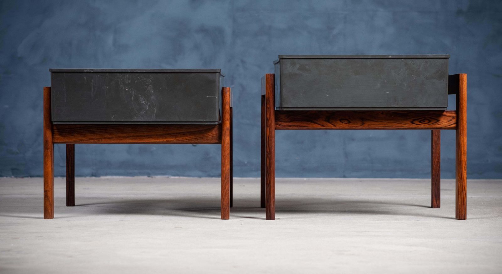 Mid Century Danish Rosewood Planters, 1960s, Set Of 2 photo Home Decor