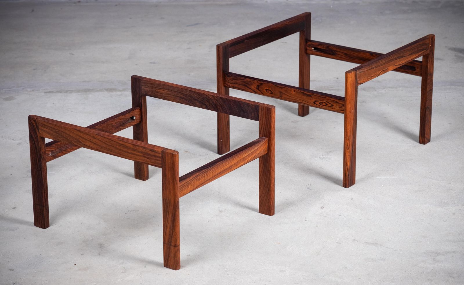 Mid Century Danish Rosewood Planters, 1960s, Set Of 2 photo vinterior