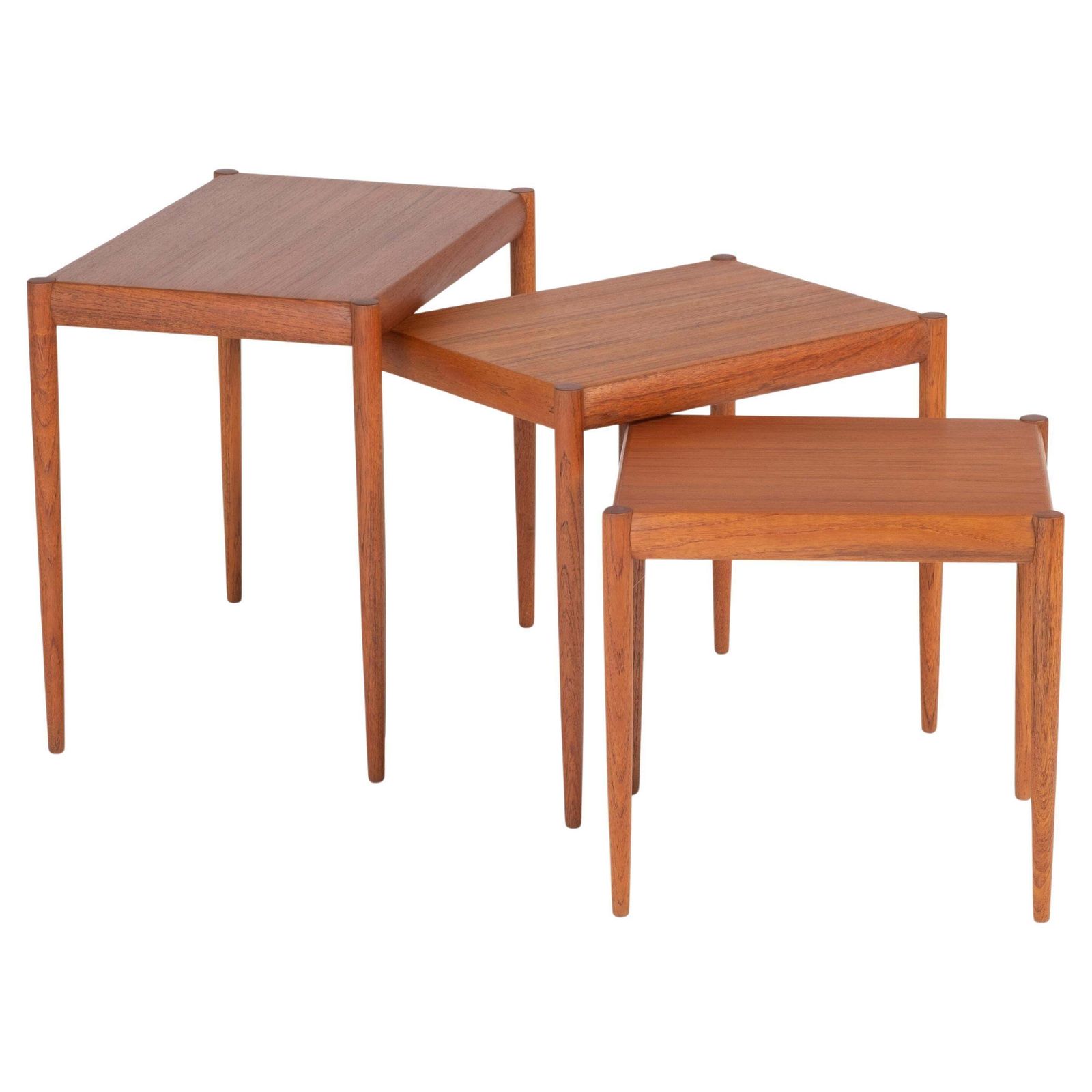 Nesting Tables In Teak, Danish Design, 1960s, Set Of 3