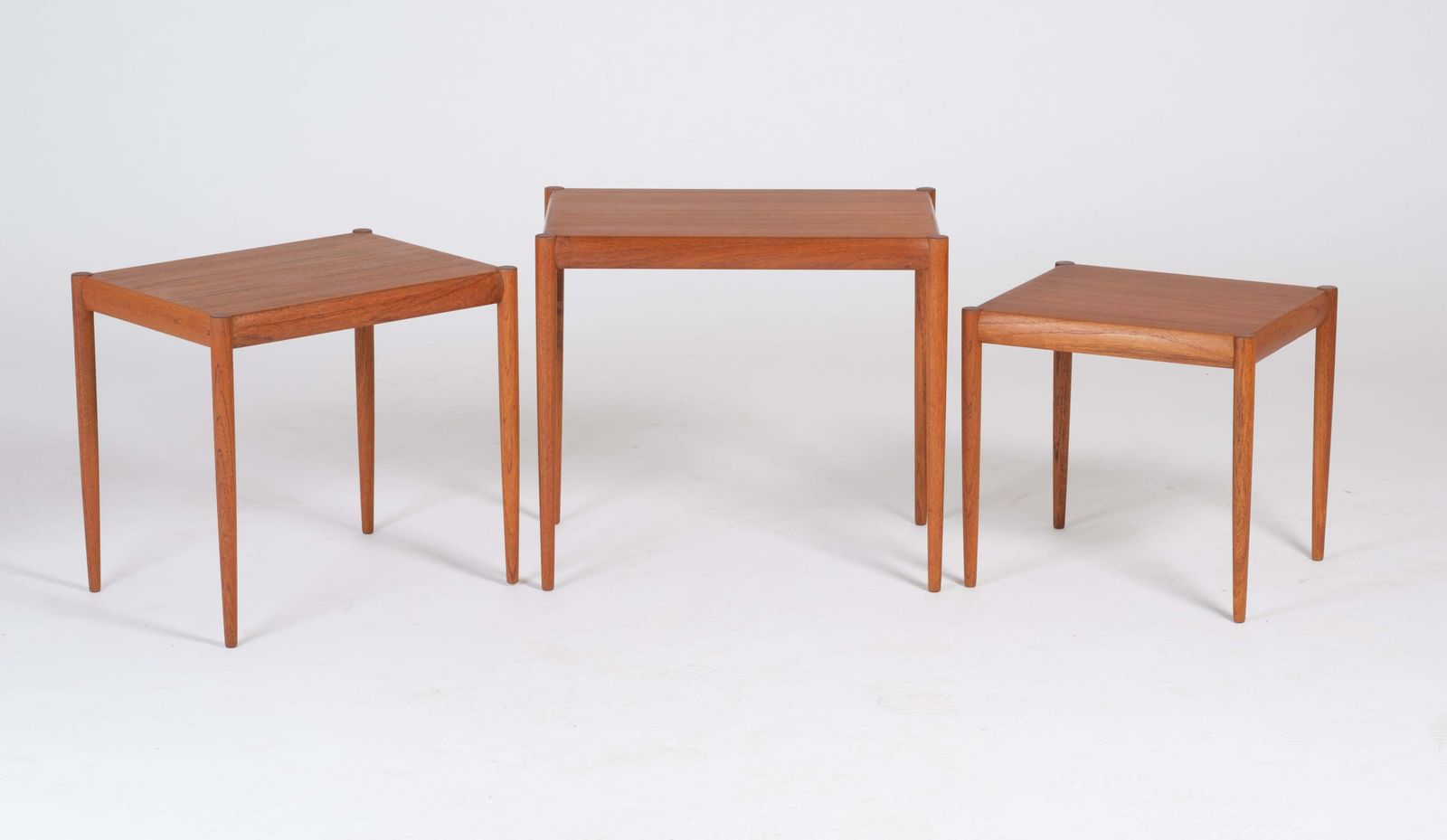 Nesting Tables In Teak, Danish Design, 1960s, Set Of 3 photo vinterior
