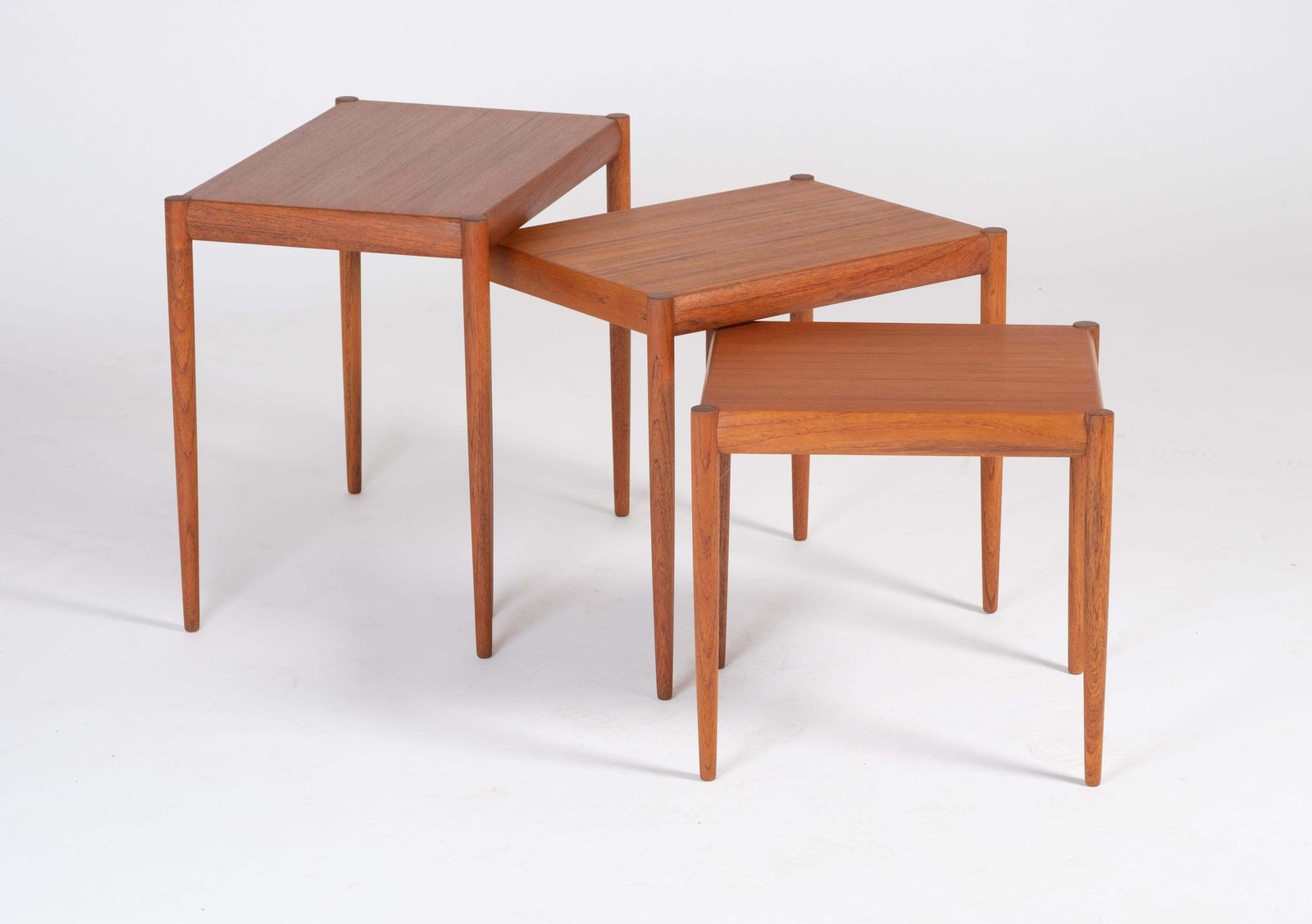 Nesting Tables In Teak, Danish Design, 1960s, Set Of 3 photo buy