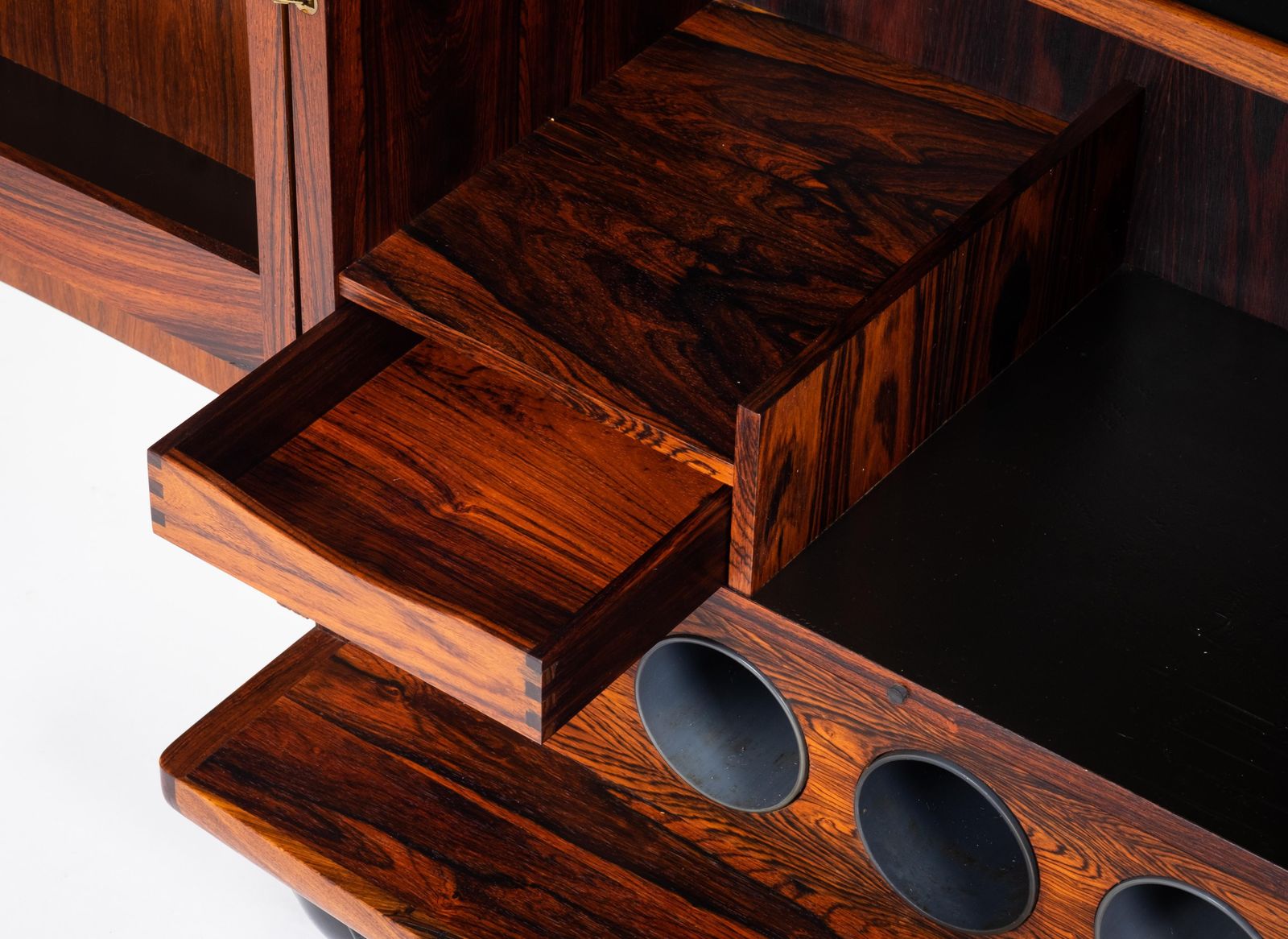 Rosewood Bar Cabinet By Illum Wikkelsø, Danish Design, 1960s photo 3419.0
