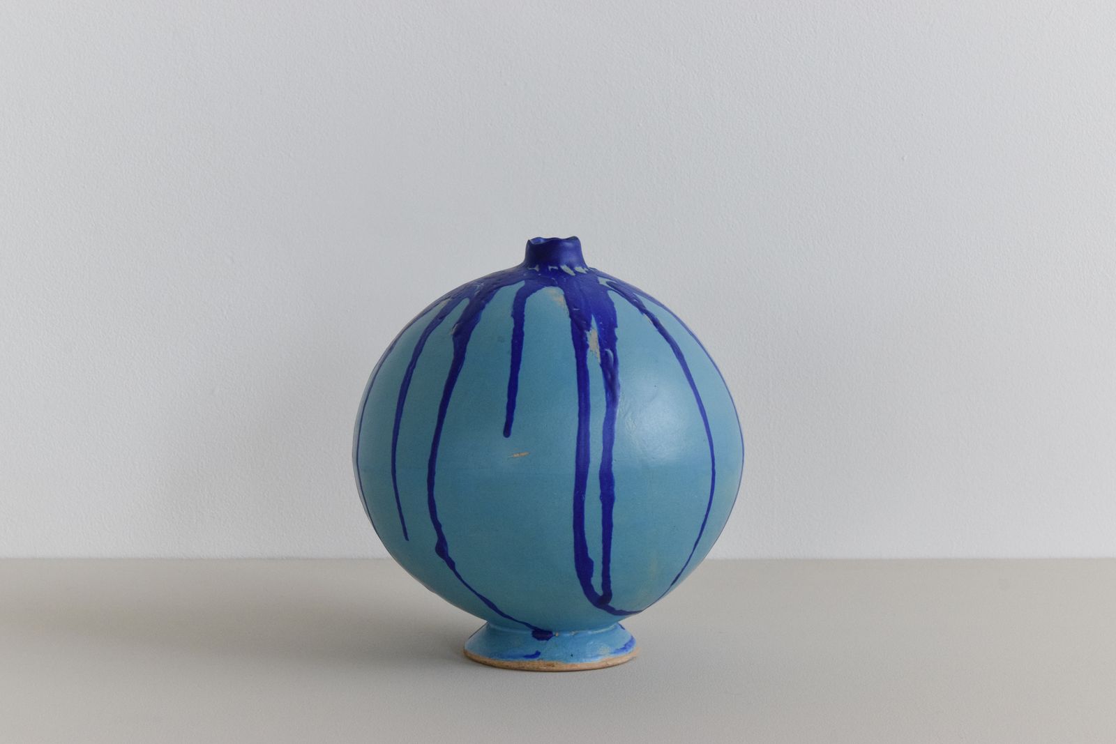 Vintage Studio Pottery Sculptural Stem Vase By Potter Jean Stanton