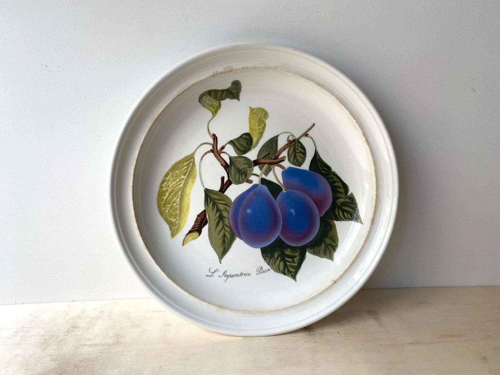 Home Decor Large Pomona Portmeirion Plate By Susan William Ellis 1982, Vintage Botanical Dish Made In England photo