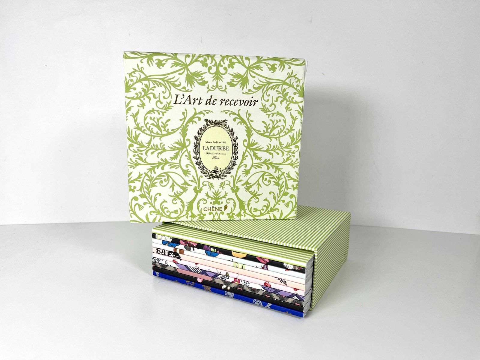 Laduree Box Of 10 Books "The Art Of Hosting" From 2011, Vintage French Cookbooks