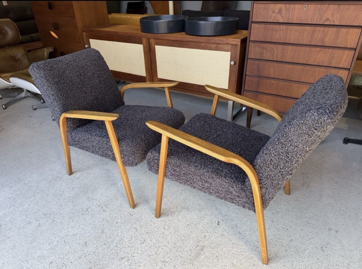 photo furniture Danish Armchairs In Mid Century Style, Retro, Vintage