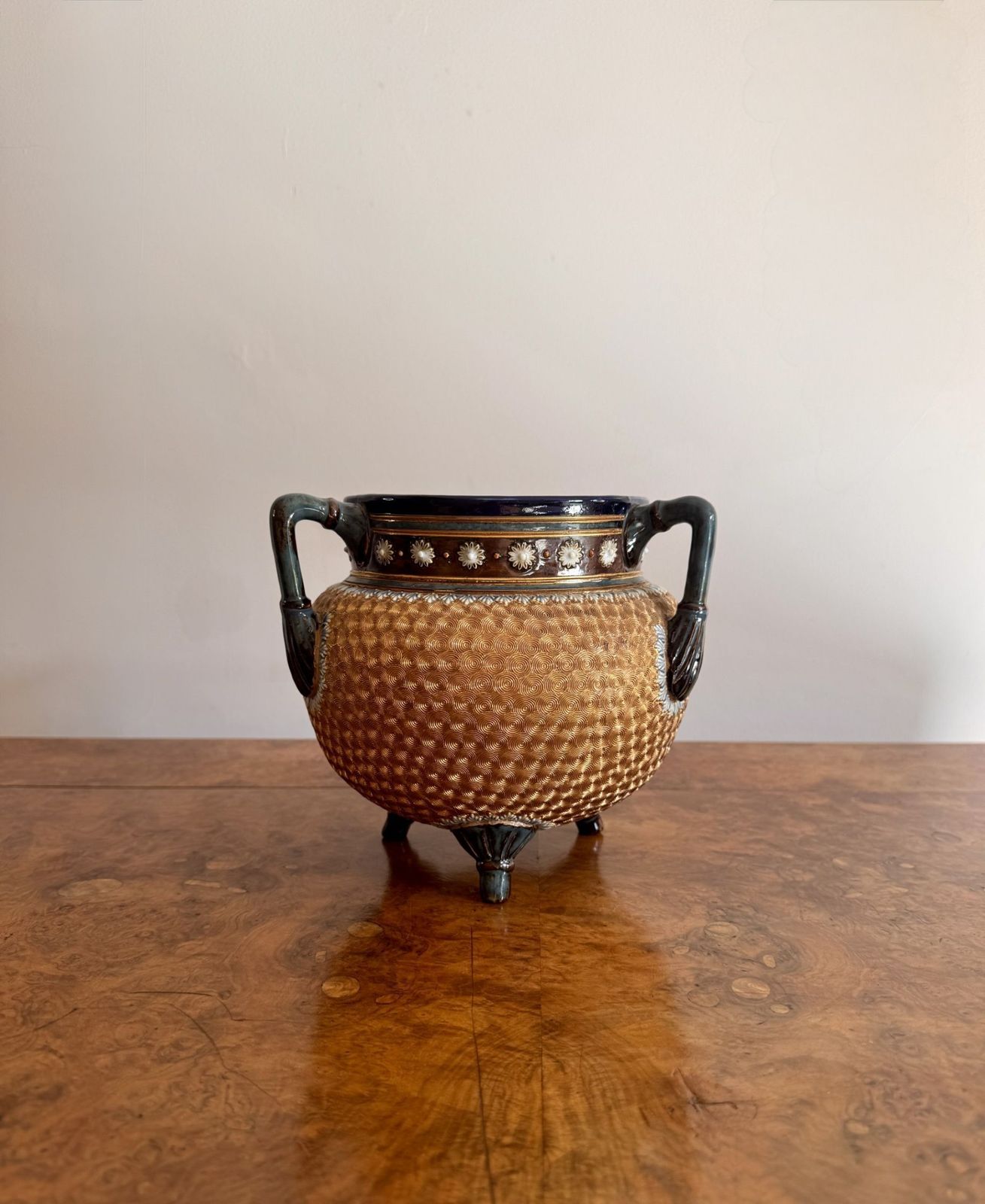 Wonderful Antique Doulton Burslem Jardiniere By Ethel Beard